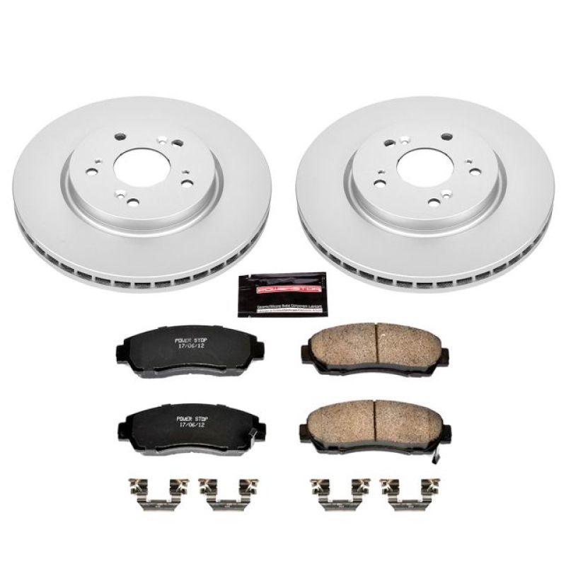 Power Stop 07-12 Acura RDX Front Z17 Evolution Geomet Coated Brake Kit - CRK228