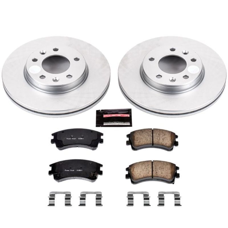 Power Stop 03-05 Mazda 6 Front Z17 Evolution Geomet Coated Brake Kit - CRK2448