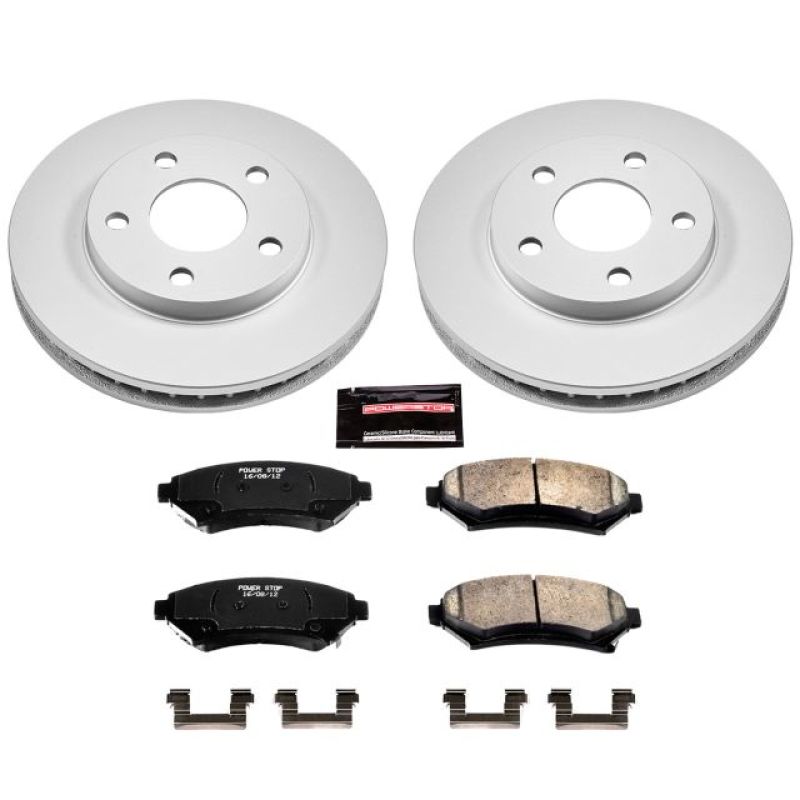 Power Stop 97-05 Buick Century Front Z17 Evolution Geomet Coated Brake Kit - CRK2553