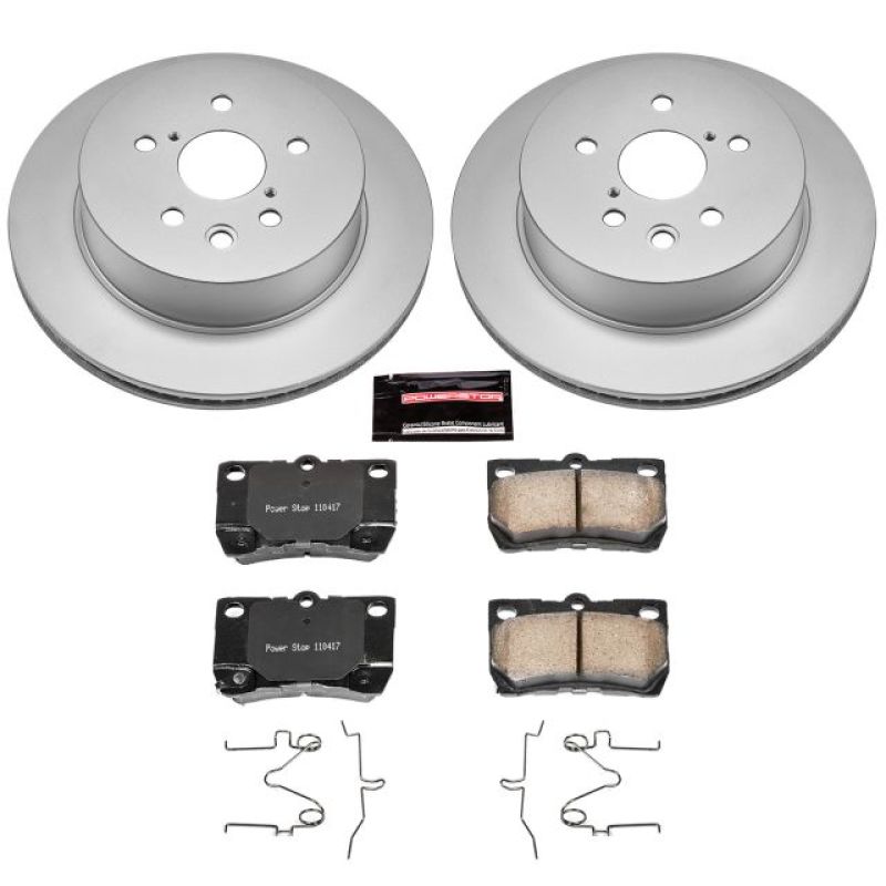 Power Stop 2006 Lexus GS300 Rear Z17 Evolution Geomet Coated Brake Kit - CRK2977