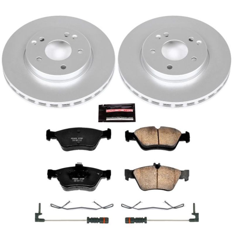 Power Stop 99-00 Mercedes-Benz C230 Front Z23 Evolution Sport Coated Brake Kit - CRK3047