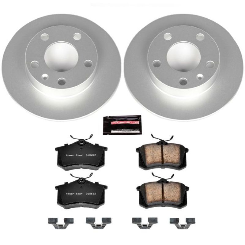 Power Stop 02-06 Audi A4 Rear Z23 Evolution Sport Coated Brake Kit - CRK3129