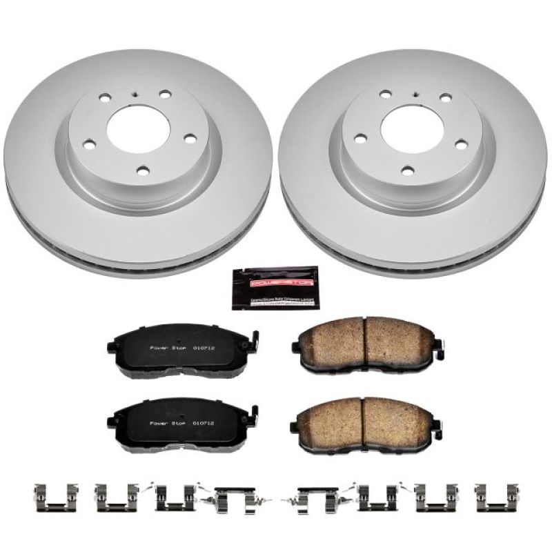 Power Stop 03-05 Infiniti G35 Front Z17 Evolution Geomet Coated Brake Kit - CRK3140