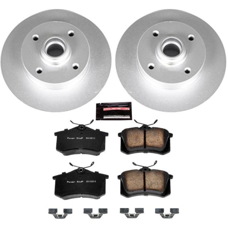 Power Stop 90-92 Volkswagen Corrado Rear Z23 Evolution Sport Coated Brake Kit - CRK370