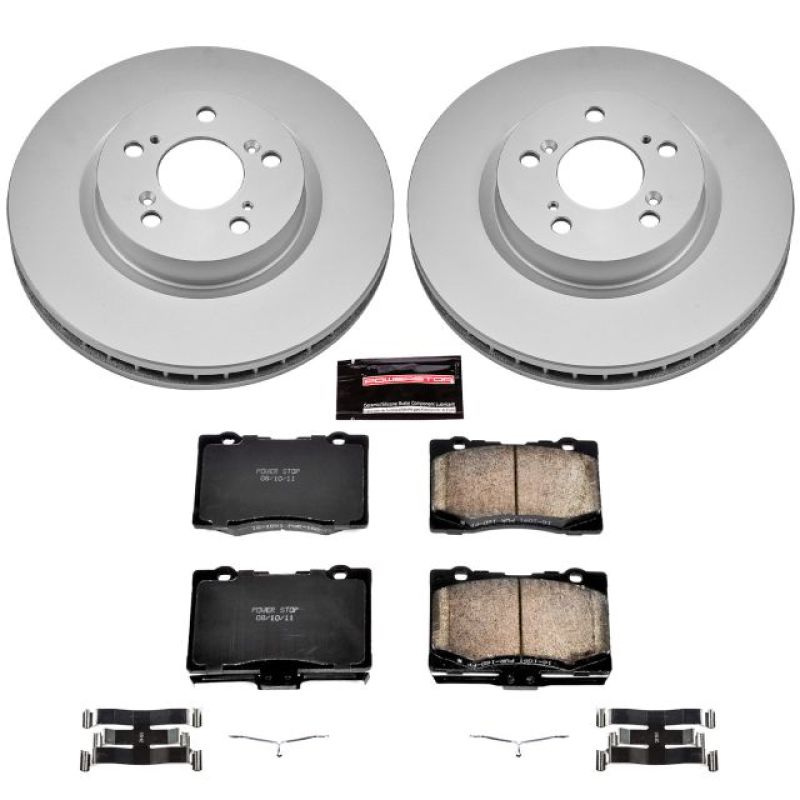 Power Stop 05-12 Acura RL Front Z17 Evolution Geomet Coated Brake Kit - CRK4606