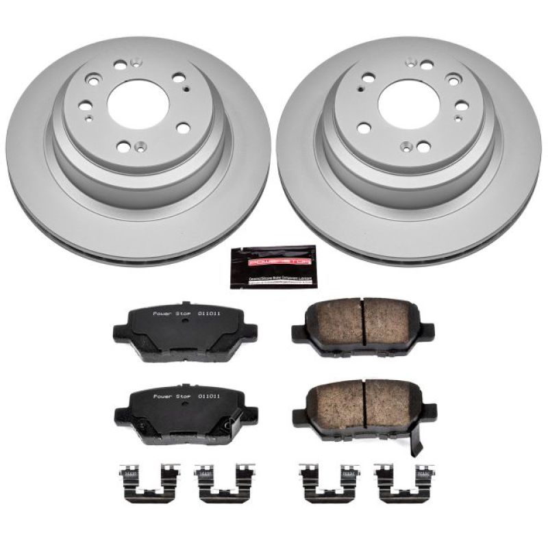 Power Stop 05-12 Acura RL Rear Z17 Evolution Geomet Coated Brake Kit - CRK4605