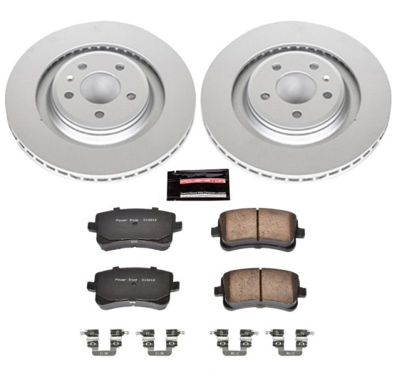 Power Stop 10-11 Audi S4 Rear Z23 Evolution Sport Coated Brake Kit - CRK4746