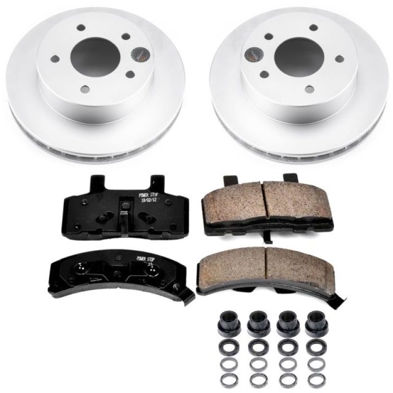 Power Stop 90-02 Chevrolet Astro Front Z17 Evolution Geomet Coated Brake Kit - CRK4873