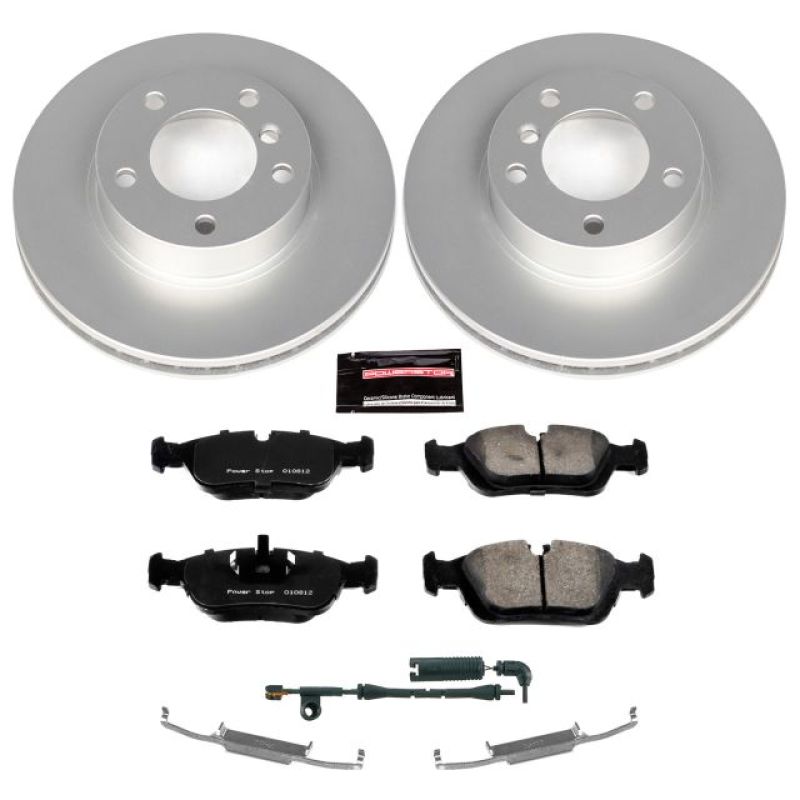 Power Stop 2000 BMW 323Ci Front Z23 Evolution Sport Coated Brake Kit - CRK497