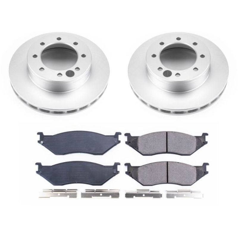 Power Stop 2002 Ford E-550 Super Duty Front Z17 Evolution Geomet Coated Brake Kit - CRK5185