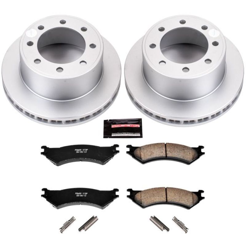 Power Stop 2007 Ford E-150 Rear Z17 Evolution Geomet Coated Brake Kit - CRK5203