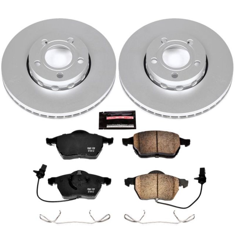 Power Stop 99-04 Audi A4 Front Z23 Evolution Sport Coated Brake Kit - CRK528