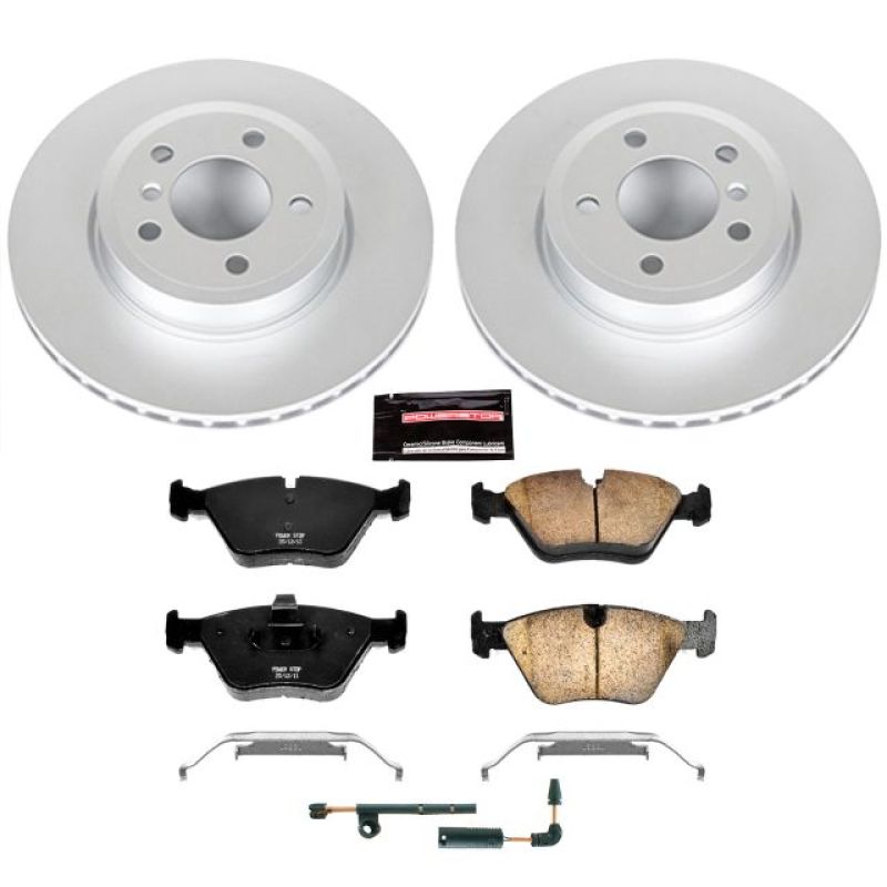 Power Stop 04-10 BMW X3 Front Z23 Evolution Sport Coated Brake Kit - CRK5298