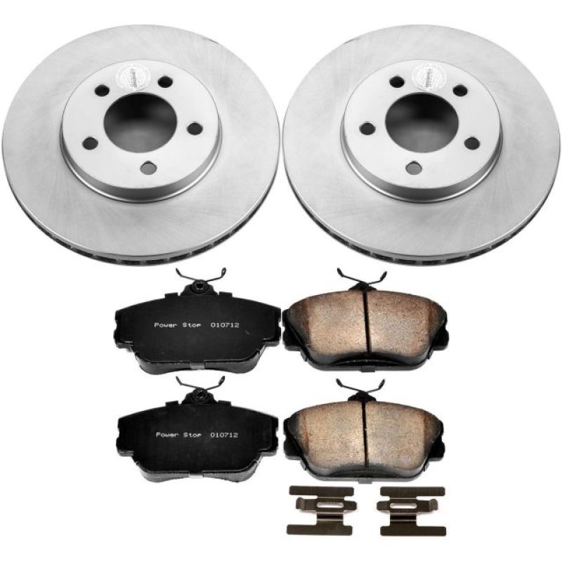 Power Stop 1995 Ford Taurus Front Z17 Evolution Geomet Coated Brake Kit - CRK5406