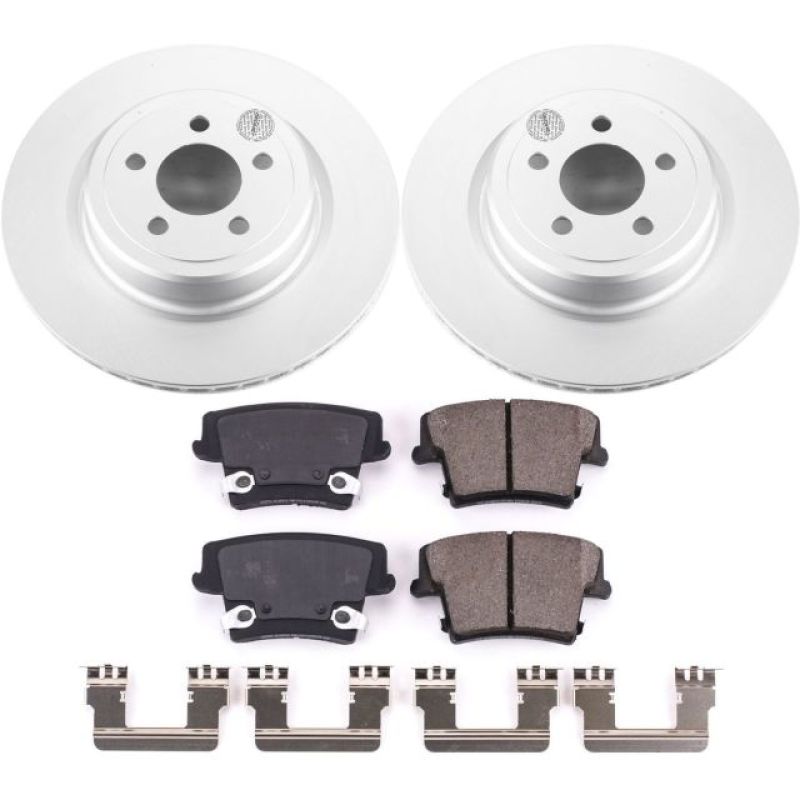 Power Stop 06-14 Dodge Charger Rear Z17 Evolution Geomet Coated Brake Kit - CRK5486