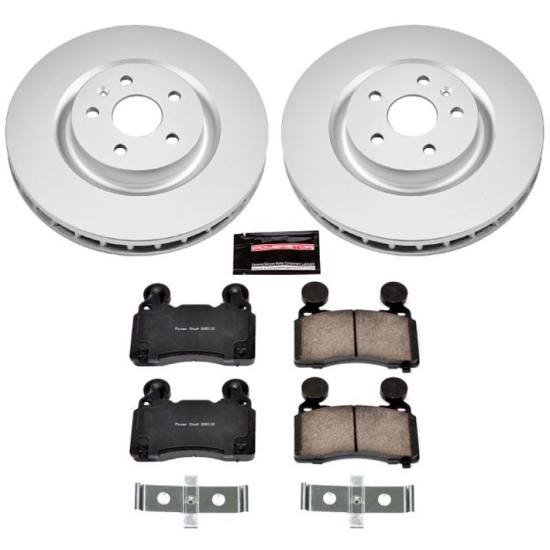 Power Stop 10-15 Chevrolet Camaro Front Z17 Evolution Geomet Coated Brake Kit - CRK5602