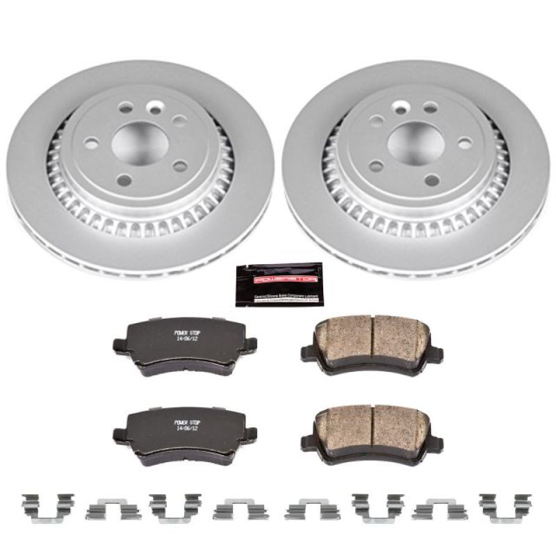 Power Stop 10-17 Volvo XC60 Rear Z23 Evolution Sport Coated Brake Kit - CRK5705