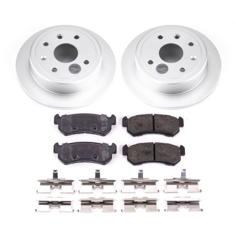 Power Stop 04-06 Suzuki Forenza Rear Z17 Evolution Geomet Coated Brake Kit - CRK5897