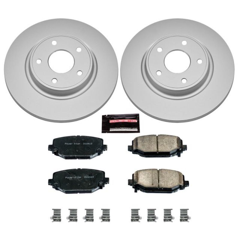 Power Stop 12-16 Chrysler Town & Country Rear Z17 Evolution Geomet Coated Brake Kit - CRK5961