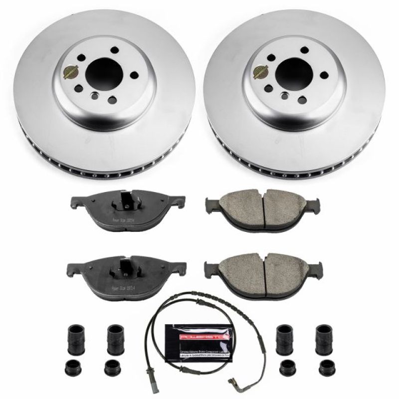 Power Stop 09-10 BMW 750i Front Z23 Evolution Sport Coated Brake Kit - CRK6012