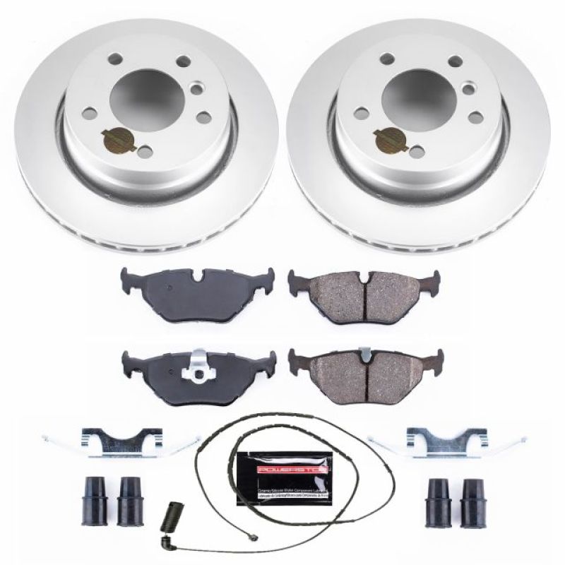 Power Stop 2000 BMW 323Ci Rear Z23 Evolution Sport Coated Brake Kit - CRK613