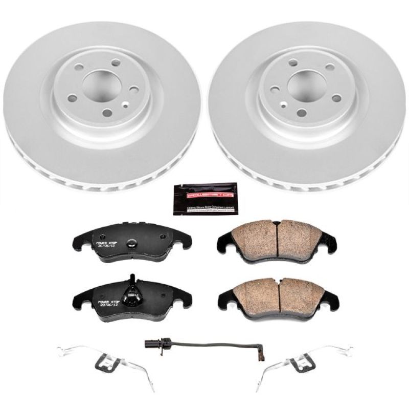 Power Stop 10-11 Audi S4 Front Z23 Evolution Sport Coated Brake Kit - CRK6154