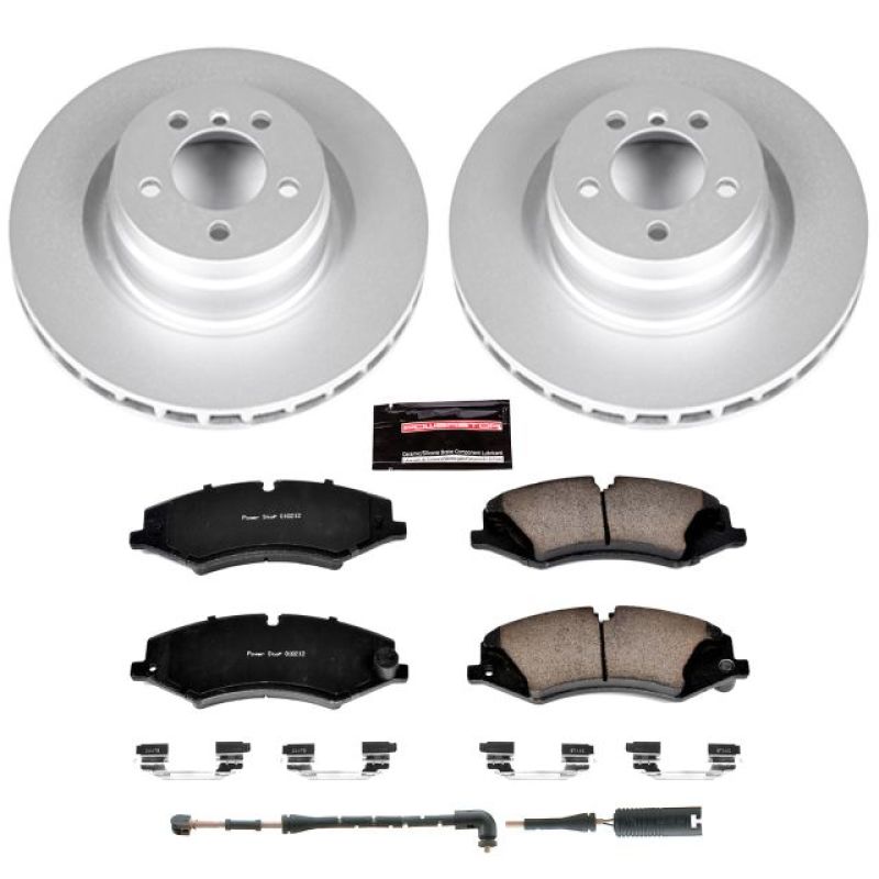 Power Stop 10-12 Land Rover Range Rover Front Z23 Evolution Sport Coated Brake Kit - CRK6475