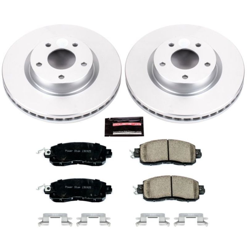 Power Stop 13-18 Nissan Altima Front Z17 Evolution Geomet Coated Brake Kit - CRK6494