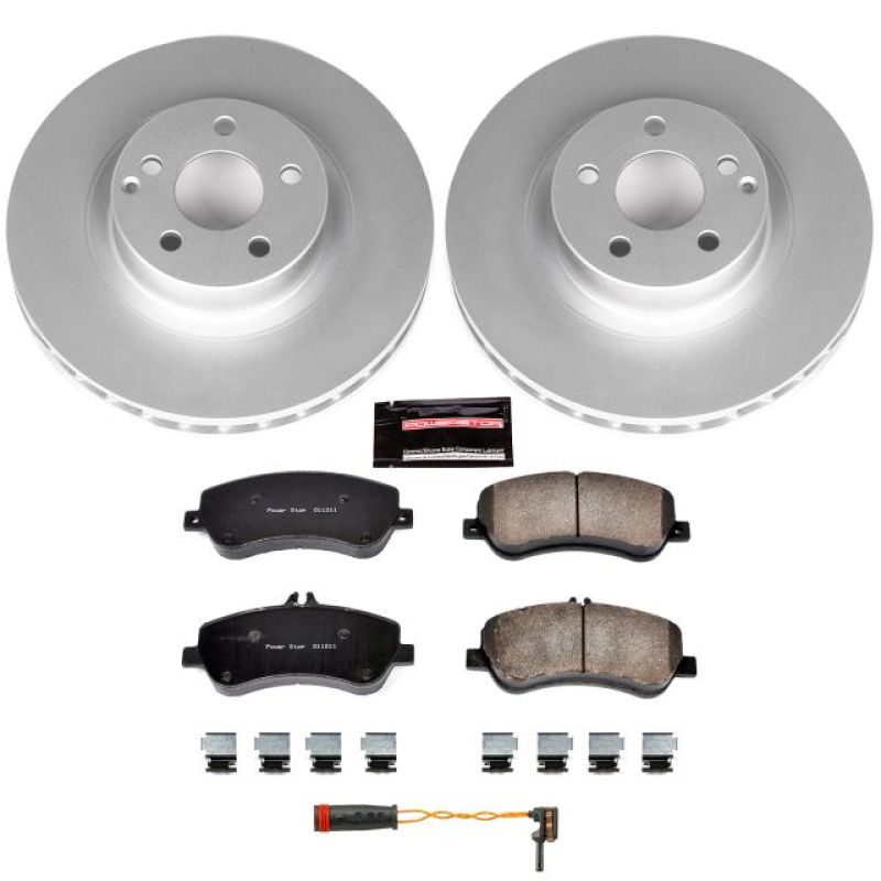 Power Stop 13-15 Mercedes-Benz GLK250 Front Z23 Evolution Sport Coated Brake Kit - CRK6603