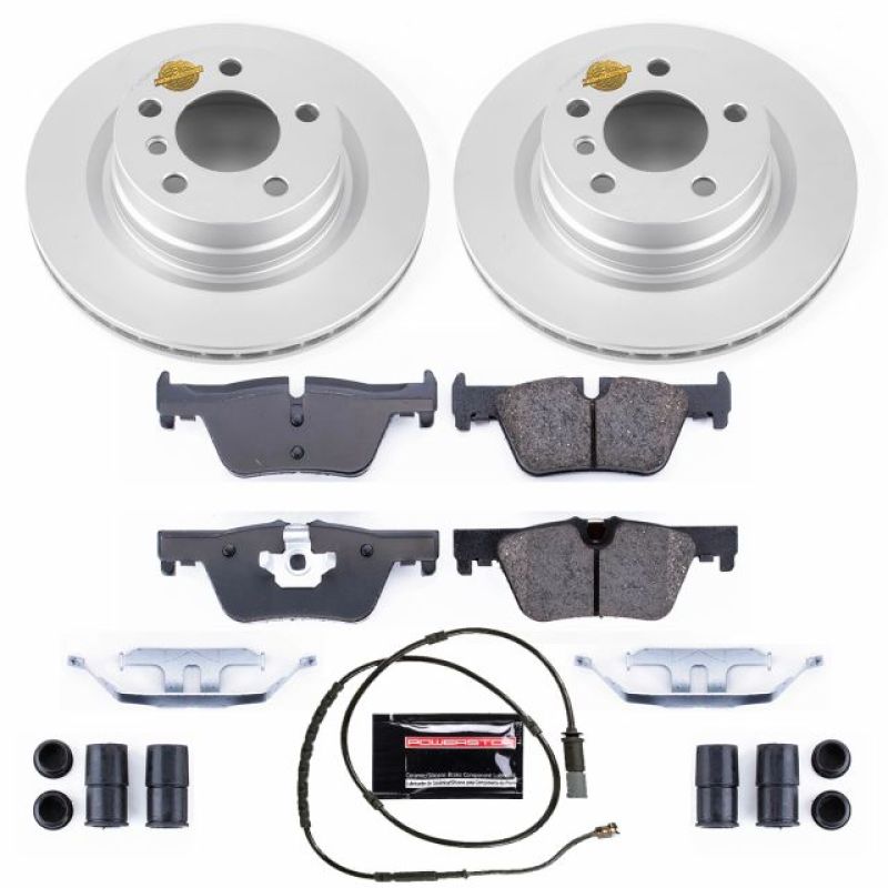 Power Stop 14-16 BMW 228i Rear Z23 Evolution Sport Coated Brake Kit - CRK6656