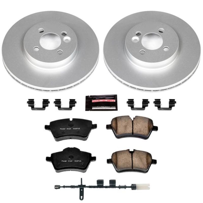 Power Stop 11-16 Mini Cooper Front Z23 Evolution Sport Coated Brake Kit - CRK6741