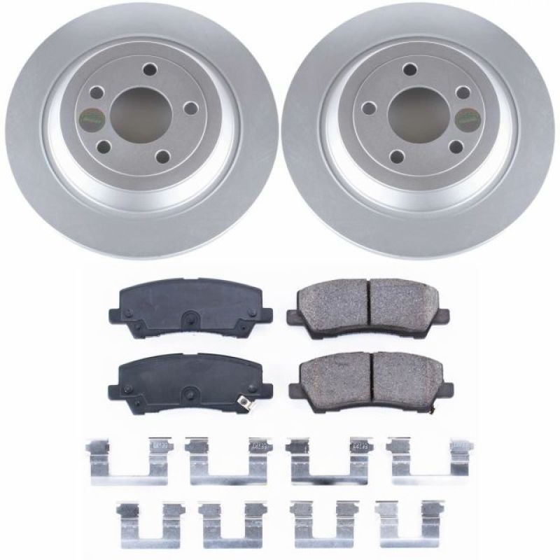 Power Stop 15-19 Ford Mustang Rear Z17 Evolution Geomet Coated Brake Kit - CRK6813