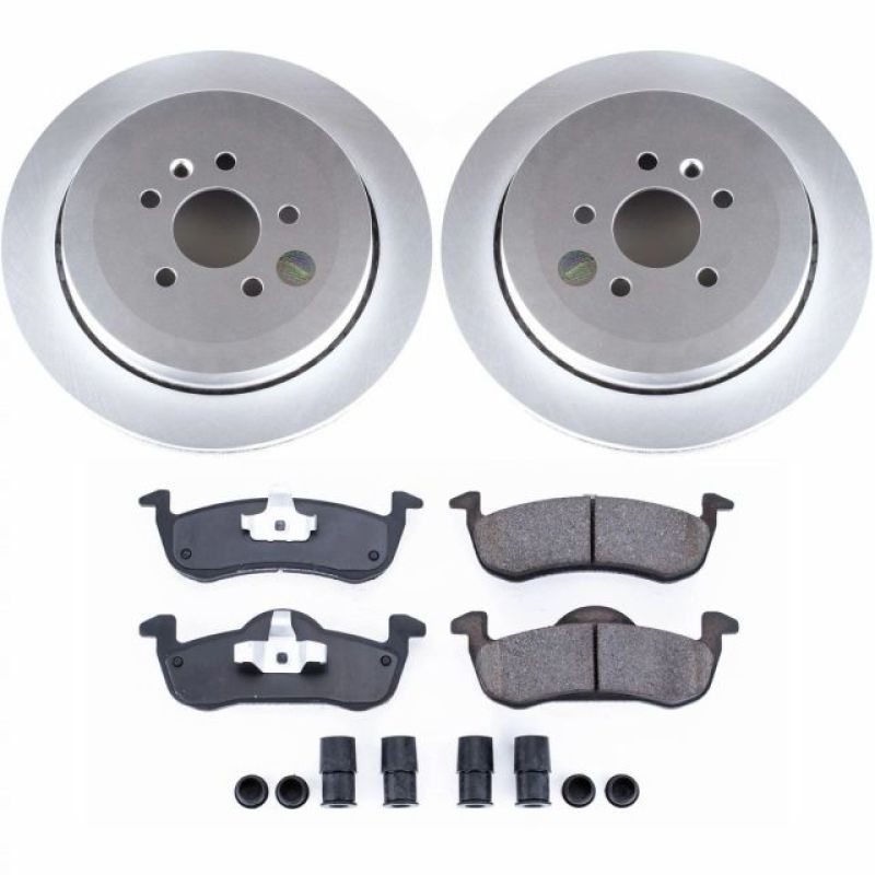 Power Stop 13-18 Lincoln MKT Rear Z17 Evolution Geomet Coated Brake Kit - CRK6819