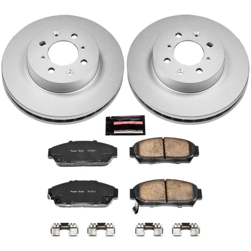 Power Stop 94-01 Acura Integra Front Z17 Evolution Geomet Coated Brake Kit - CRK692