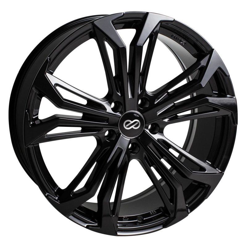 Enkei Vortex 5 Wheel 17x7.5 40mm Offset 5x114.3mm Bore - Black - 510-775-6540BK