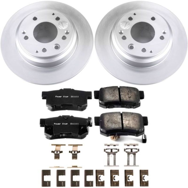 Power Stop 96-98 Acura RL Rear Z17 Evolution Geomet Coated Brake Kit - CRK709