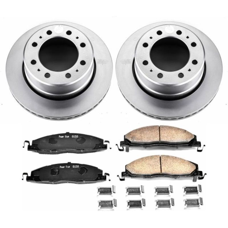 Power Stop 13-18 Ram 3500 Rear Z17 Evolution Geomet Coated Brake Kit - CRK7131