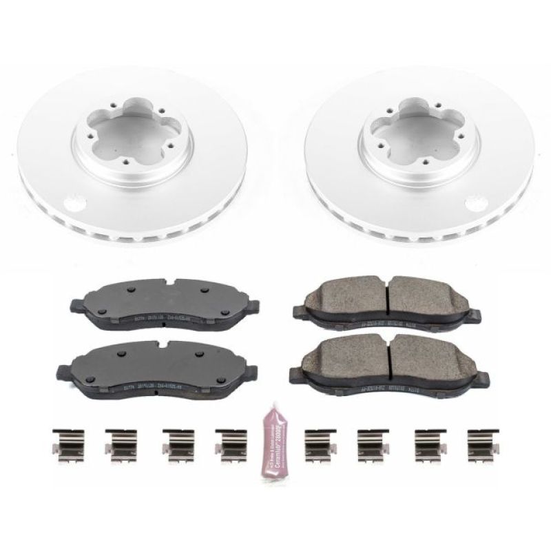 Power Stop 15-19 Ford Transit-150 Front Z17 Evolution Geomet Coated Brake Kit - CRK7150