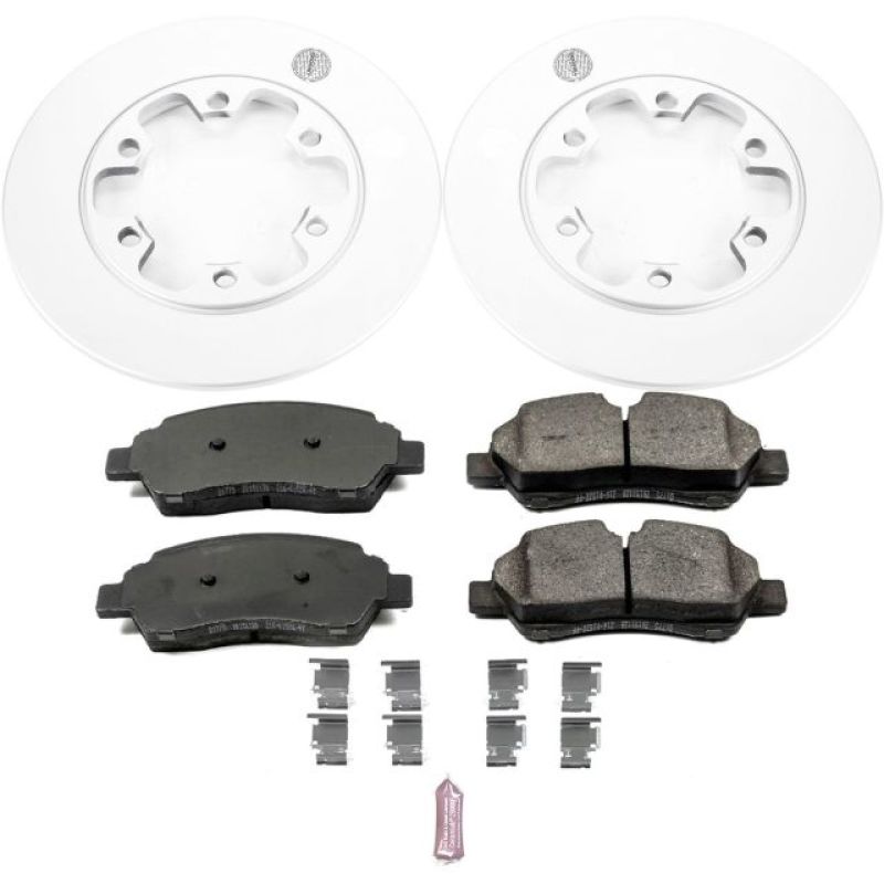 Power Stop 15-18 Ford Transit-350 HD Rear Z17 Evolution Geomet Coated Brake Kit - CRK7149