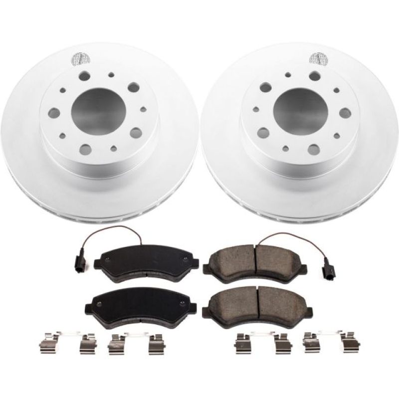 Power Stop 14-19 Ram ProMaster 1500 Front Z17 Evolution Geomet Coated Brake Kit - CRK7303