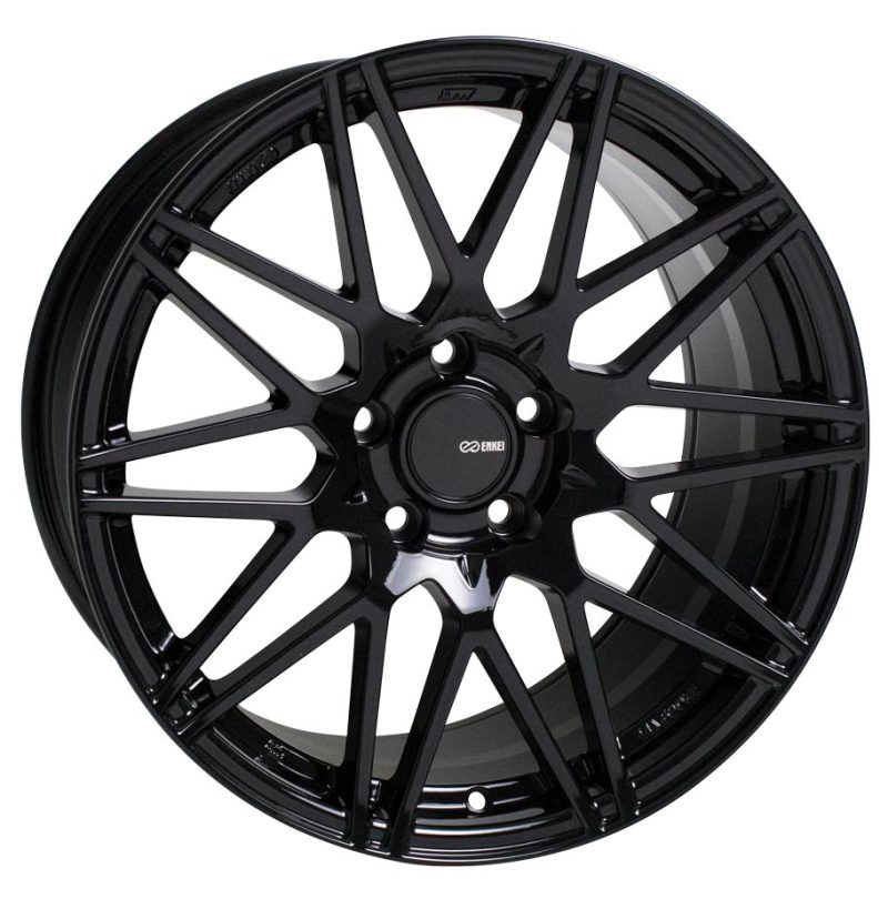 Enkei TMS 17x8 5x114.3 45mm Offset 72.6mm Bore Gloss Black Wheel - 515-780-6545BK