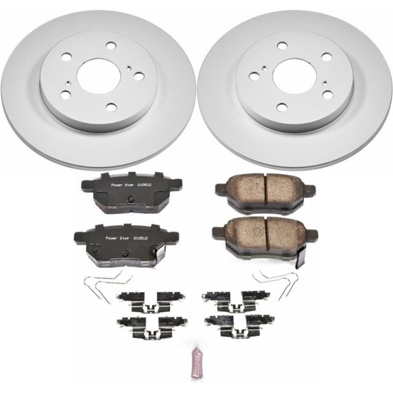 Power Stop 2016 Scion iM Rear Z17 Evolution Geomet Coated Brake Kit - CRK7753