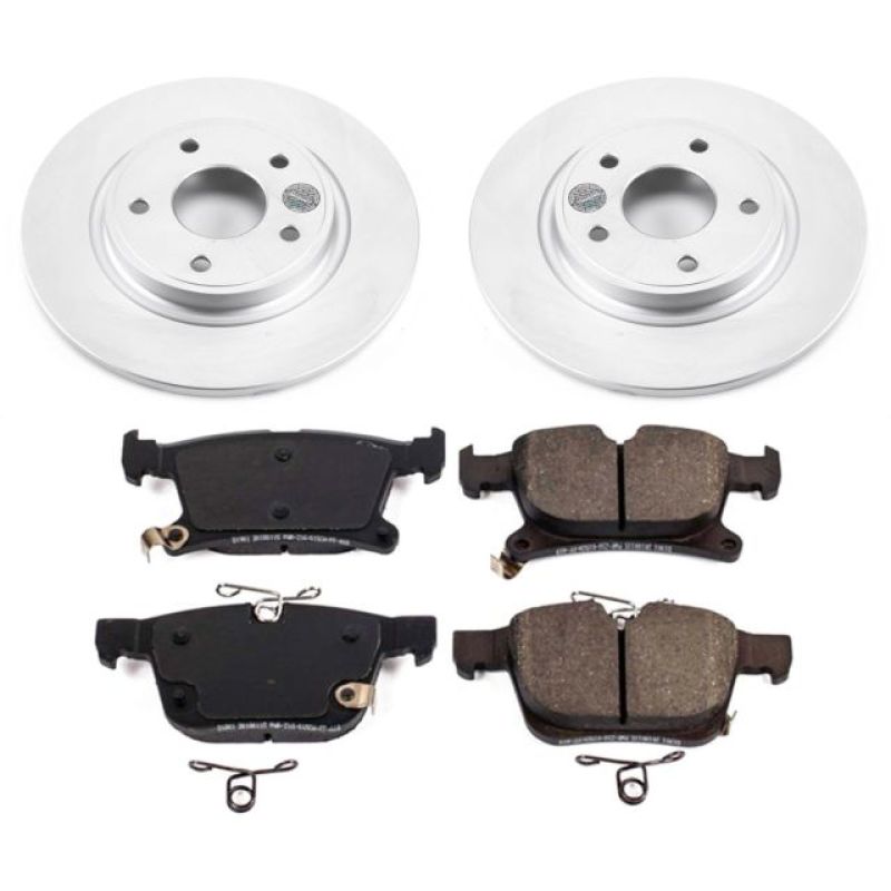 Power Stop 17-19 Chrysler Pacifica Rear Z17 Evolution Geomet Coated Brake Kit - CRK7845