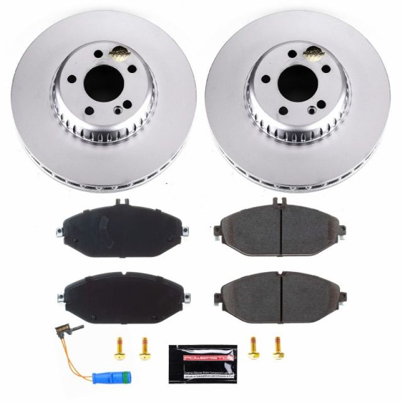 Power Stop 17-18 Mercedes-Benz C300 Front Z23 Evolution Sport Coated Brake Kit - CRK7963