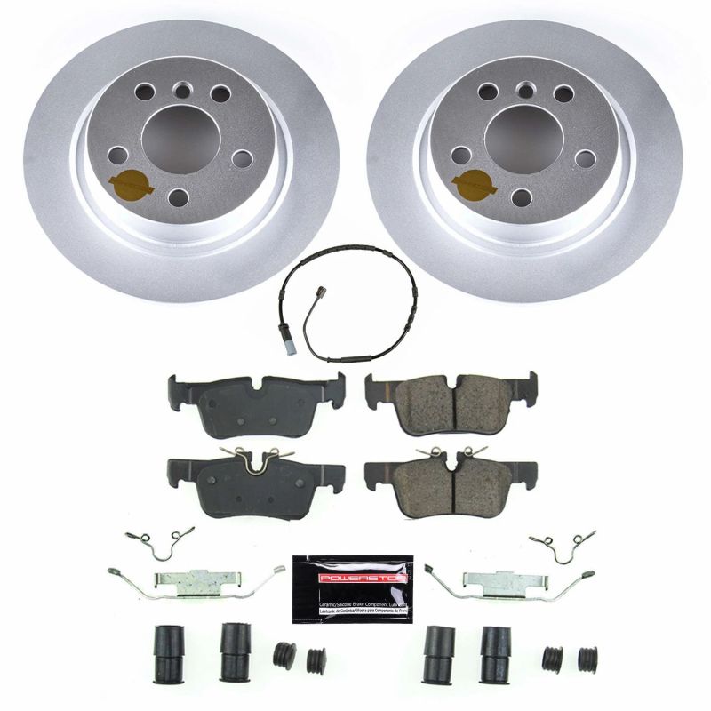 Power Stop 14-19 BMW i3 Rear Z23 Evolution Sport Coated Brake Kit - CRK8110