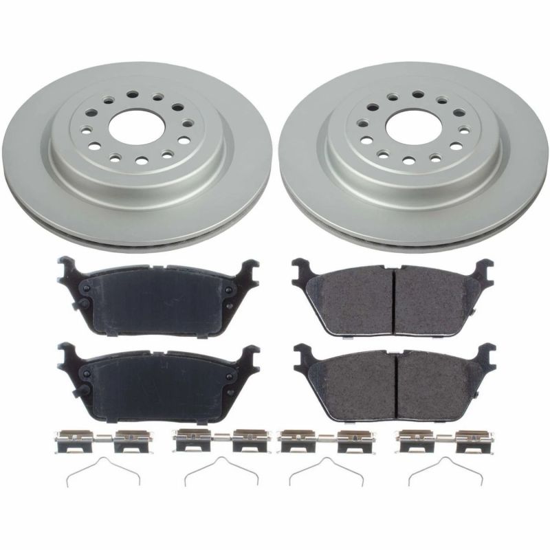 Power Stop 2019 Ram 1500 Rear Z17 Evolution Geomet Coated Brake Kit - CRK8184