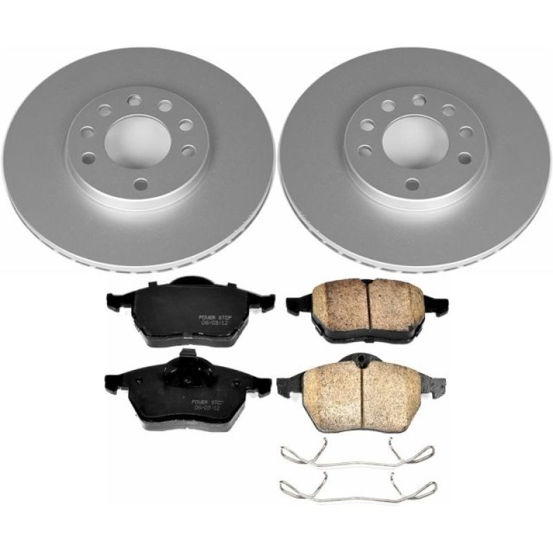 Power Stop 97-98 Saab 900 Front Z23 Evolution Sport Coated Brake Kit - CRK832