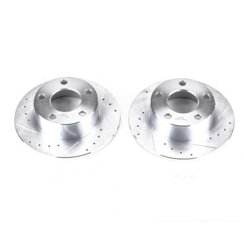 Power Stop 95-04 Audi A6 Rear Evolution Drilled & Slotted Rotors - Pair - EBR429XPR