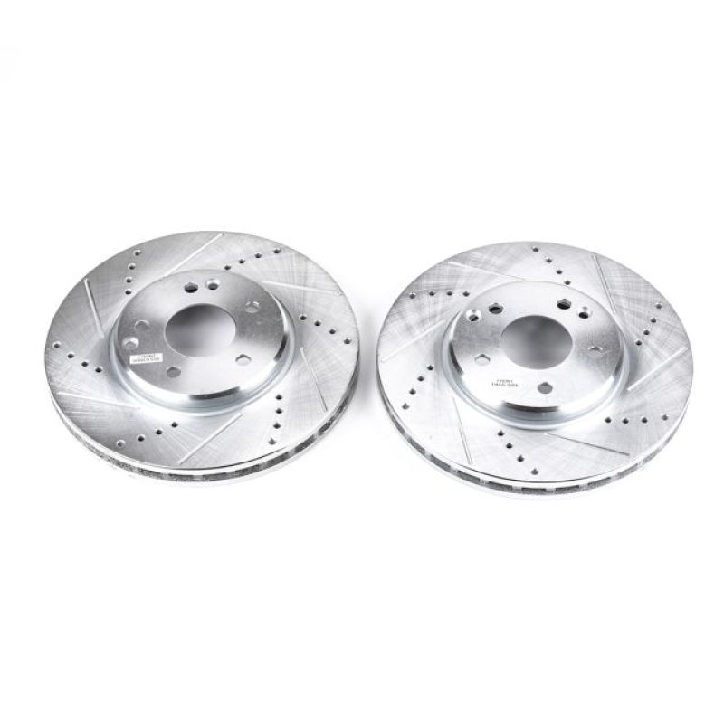 Power Stop 04-08 Chrysler Crossfire Front Evolution Drilled & Slotted Rotors - Pair - EBR625XPR