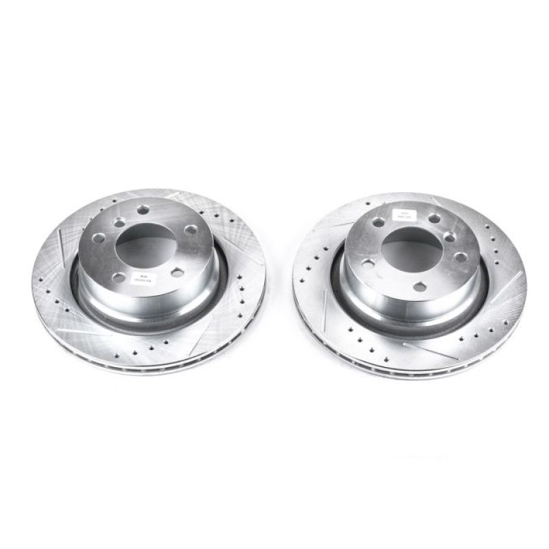 Power Stop 03-08 BMW Z4 Rear Evolution Drilled & Slotted Rotors - Pair - EBR670XPR
